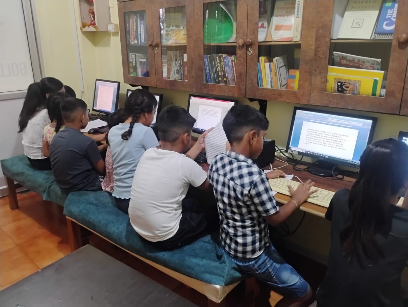 CSR-funded computer education