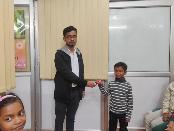 A supported child at Golden Future